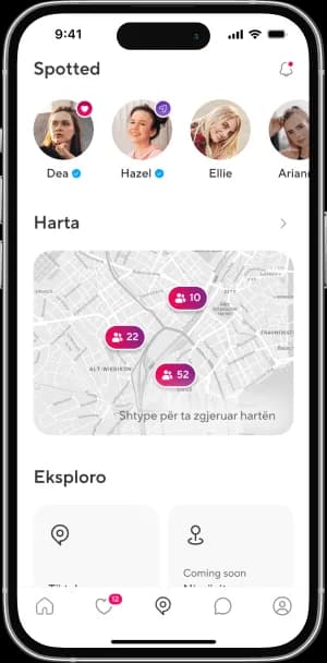 Spotted feature mockup