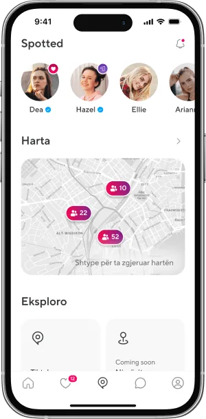 Spotted feature mockup